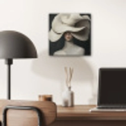 Modern - Vrouw - Hoed aluminium wit klein -sfeer5