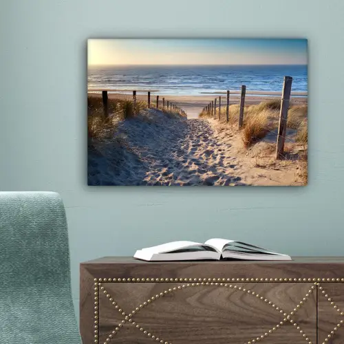 Zand - Strand - Duin - Zee - Zomer canvas 2cm klein -sfeer4