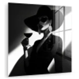 Vrouw - Wijn - Chic plexiglas 5mm klein -zzzproduct_nieuw