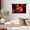 Rood - Appels - Fruit Wandkleed katoen klein -sfeer1