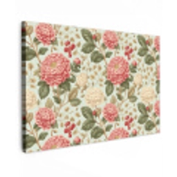 Klassiek - Botanisch - Veelkleurig canvas 2cm klein 34 -z3d