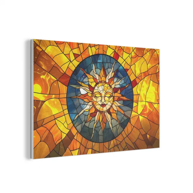 Akustikbild - Mosaik - Sonne - Gelb - Kreis