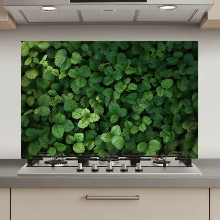 Groen - Bladeren - Kartel - Zonlicht keuken achterwand spatscherm klein -3d_website