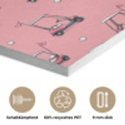 Golfkar - Retro - Roze PET vilt klein 837 -closeup_DE