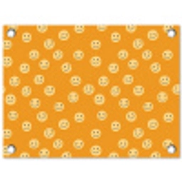 Smileys - Retro - Heel tuinposter los doek klein 239 -3d