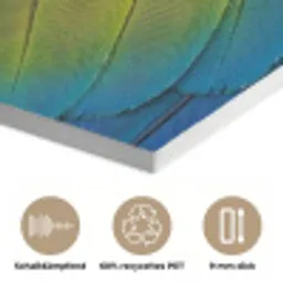 Veren - Ara - Kleurrijk PET vilt klein -closeup_DE