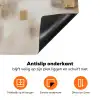 Abstracte vierkanten - Aardetonen - Mistig Inductie beschermer vinyl 3mm klein -zzzzzzz-td-onderkant
