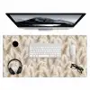 Botanisch - Patroon - Beige Muismat XXL klein 681 -3d