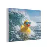 Badeend - Stoer - Golven PET vilt klein -3d