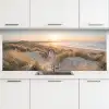 Duinen - Strand - Zee keuken achterwand 2 middel -3d