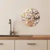 Bloesemtakken - Schilderachtig - Roze KitchenYeah - Keuken - Wandcirkel Forex klein -sfeer3