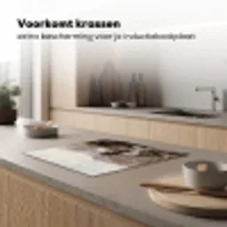 Berglandschap - Meer - Bergen - Vallei - Klassiek Inductie beschermer vinyl 3mm middel -sfeer1