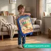 Pastel skyliner Kinderkoffer - Blauw klein -sfeer2_NL
