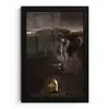 Schotse hooglander - Goud - Koebel - Hoorns - Dieren fotolijst zwart zonder passe partout klein -3d