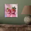 Disco - Fruit - Glitter - Strawberry plexiglas 5mm klein -sfeer3