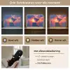 Superheld - Stad - Jongens - Kleurrijk - Zon Light Box met batterij (Wandlamp kind) middel -USP_lichtkleurNL