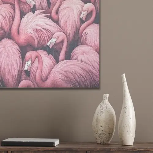 Flamingo - Roze - Dieren PET vilt klein -sfeer6_closeup