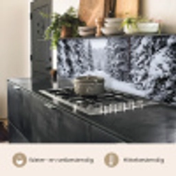 Bos - Winter - Sneeuw - Pad - Natuur keuken achterwand 2 middel -usp_NL