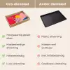 Bladeren - Zon - Abstracte vormen Dienblad Rechthoek middel -USP_VergelijkingNL
