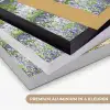 Bos - Pad - Bloemen - Paars - Groen - Natuur Textielframe zwart klein -USP_kleurenNL
