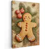 Kerstmis - Koekje - Poppetje - Speculaas canvas 2cm klein -z3d
