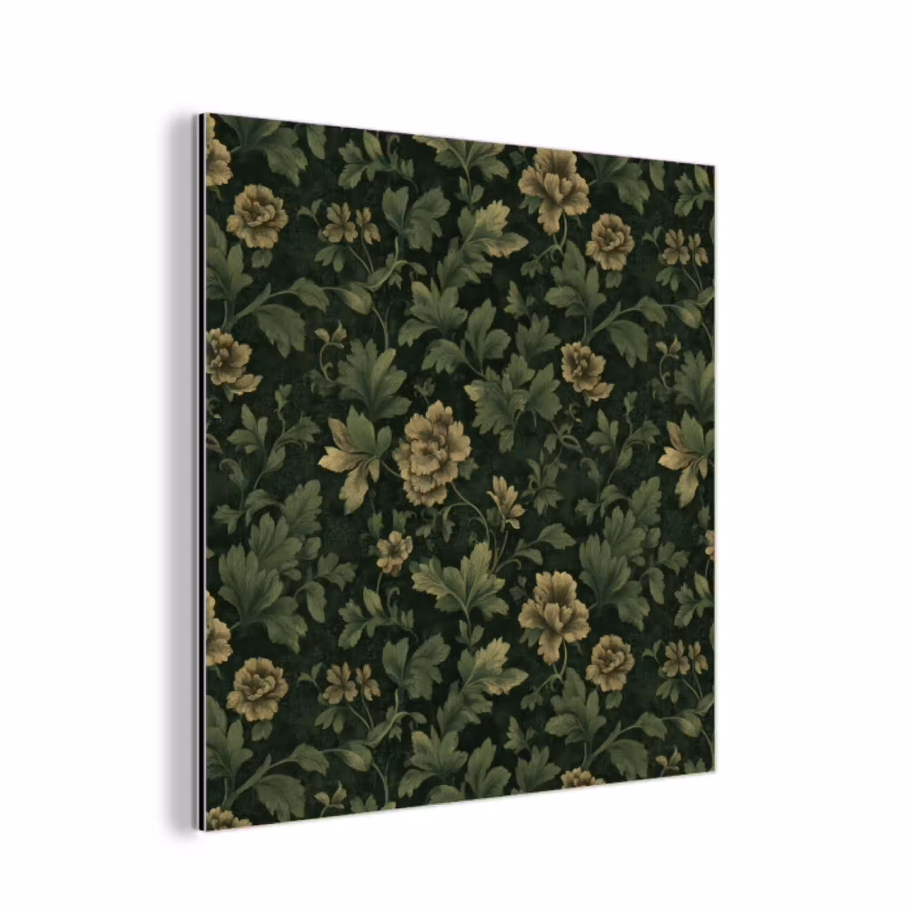 Donker - Groen - Goud - Botanisch aluminium wit klein 46 -3d
