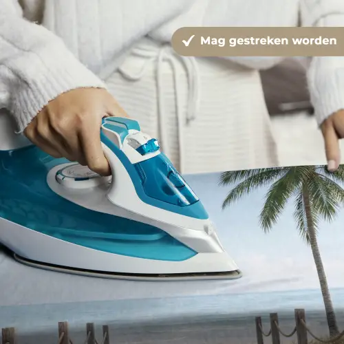 Palmbomen - Pad - Horizon Wandkleed katoen klein -sfeer9