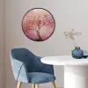 Boom - Roze - Goud - Modern Fotolijst rond zonder passe partout klein -sfeer2