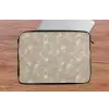 Organisch - Textuur - Beige laptophoes neopreen klein 279 -tafel
