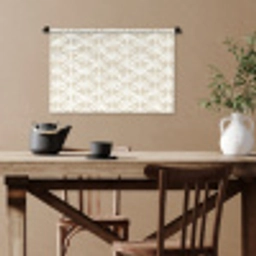 Motief - Modern - Beige Wandkleed katoen klein 269 -sfeer6