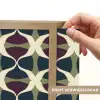 Abstract - Retro - Kleurrijk Light Box met batterij (Wandlamp) middel 907 -USP_websiteprintNL