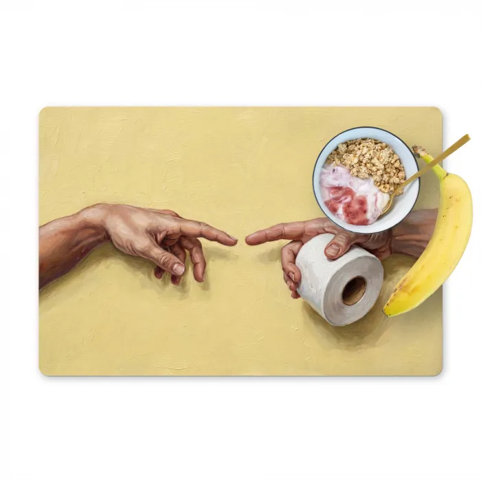 Klassiek - Kunst - Humor Placemat vinyl groot -zzzproduct_Kitchenyeah-website