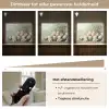 Paaseieren - Pasteltinten - Bloemen Light Box met batterij (Wandlamp) middel -USP_dimbaarNL