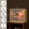Dolfijnen - Zee - Realistisch Light Box met batterij (Wandlamp) middel -USP_websiteoverzichtNL