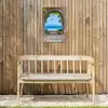 Een poort naar paradijs Tuinposter op houten frame 2 cm dik klein -sfeer4