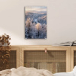 Bos - Bergen - Goud - Winter - Warm plexiglas 5mm klein -sfeer4