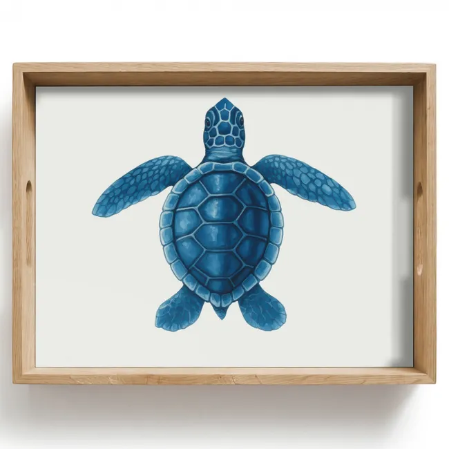 Bandeja - Tortuga - Azul - Escudo
