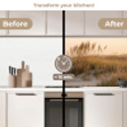 Duinlandschap - Zonsondergang - Strand keuken achterwand 2 middel -voor-na2_UK