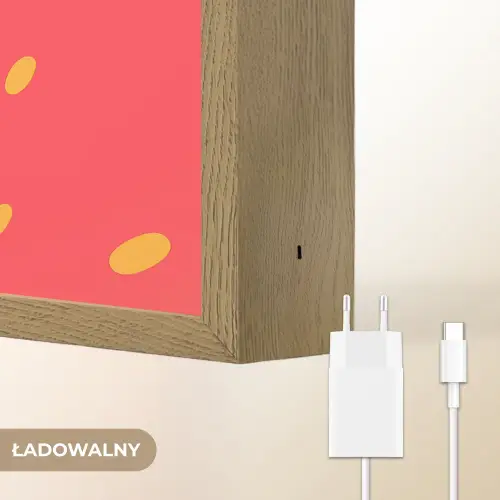 Kat - Aardbei - Cartoon Light Box met batterij (Wandlamp kind) middel -USP_websiteoplaadbaarNL