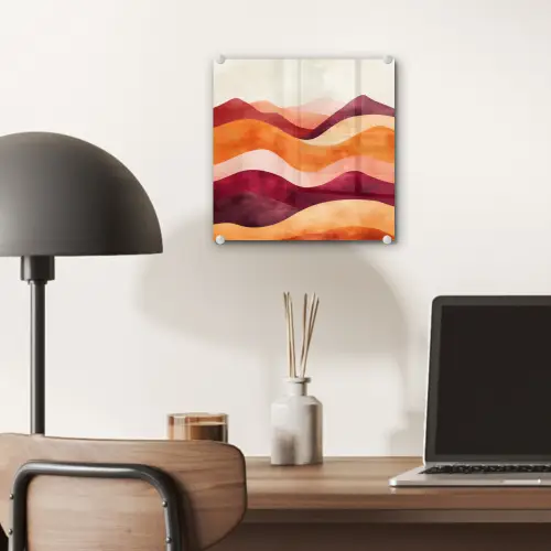 Abstract - Landschap - Golven plexiglas 5mm klein -sfeer6
