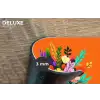 Kaartje - Boeket - Bloemen Placemat vinyl groot -closeup