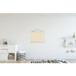 Ornament - Klassiek - Goud textielposter latten blank klein 122 -kinderkamer