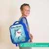 Haai - Water - Zee Kinderrugzak - Blauw middel -sfeer3_NL