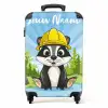 Wally werkbeer NBS - Handbagage koffer - Kinderen Unisex middel -productfoto_recht
