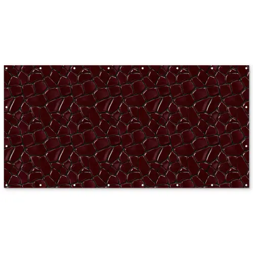Mozaïek - Tegel - Bordeauxrood Balkonbeschermer Duitsland klein 596 -zz_3d