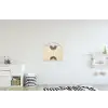 Geometrische bogen - Minimalistisch - Symmetrisch textielposter latten blank klein -kinderkamer