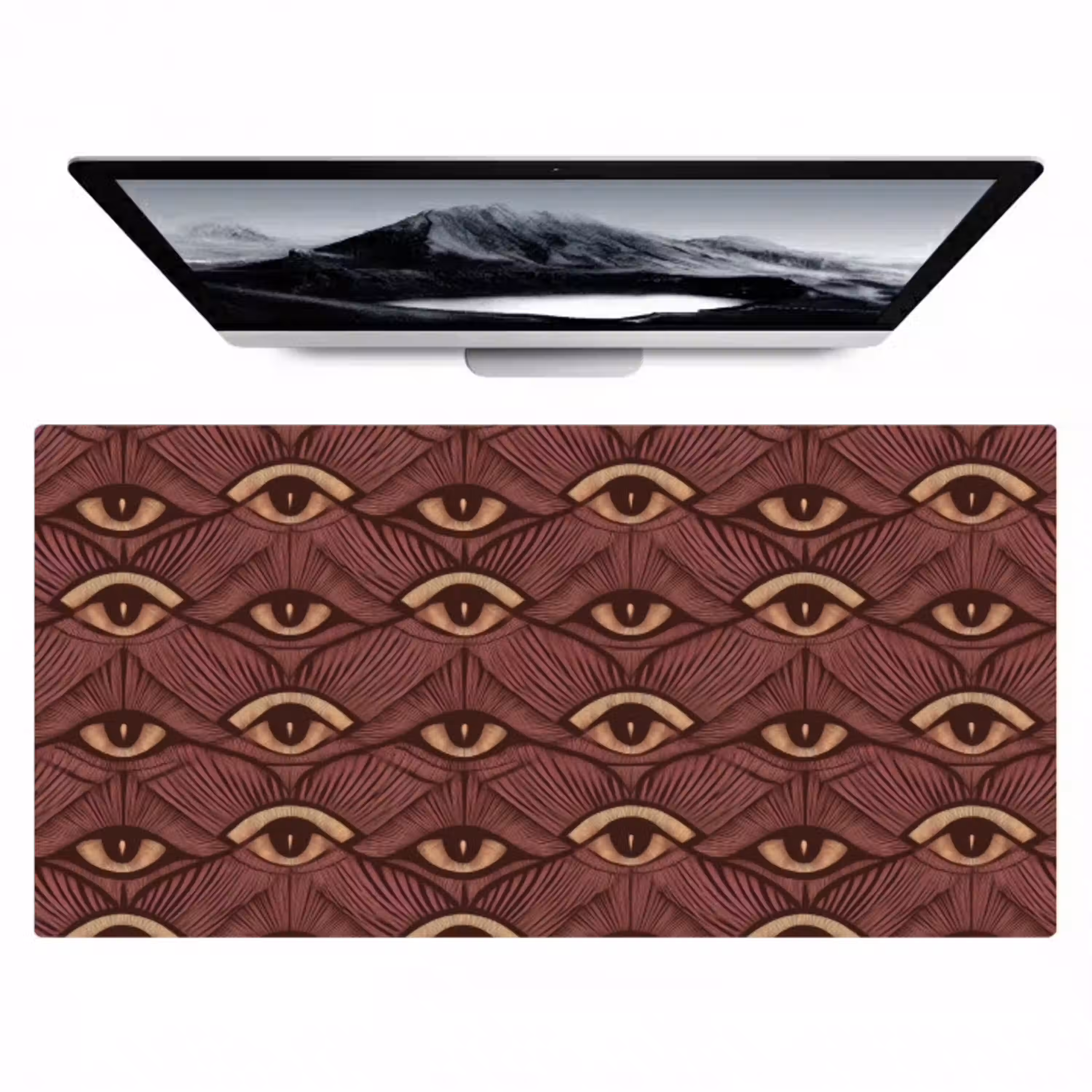 Mystiek - Ogen - Bruin Muismat XXL klein 681 -zzz3d