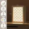 Waaier - Motief -  Goud Light Box met kabel (Tafellamp) klein 925 -USP_NL