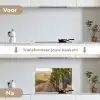 Druiven - Wijngaard - Zonlicht keuken achterwand spatscherm klein -voor_na_NL