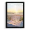 Strand - Zon - Duin - Gras - Zand - Horizon fotolijst zwart zonder passe partout klein -3d